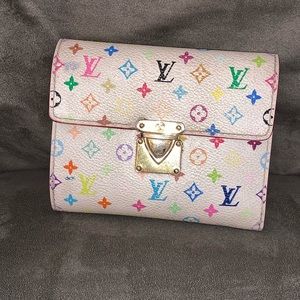 AUTH LV multicolor koala wallet